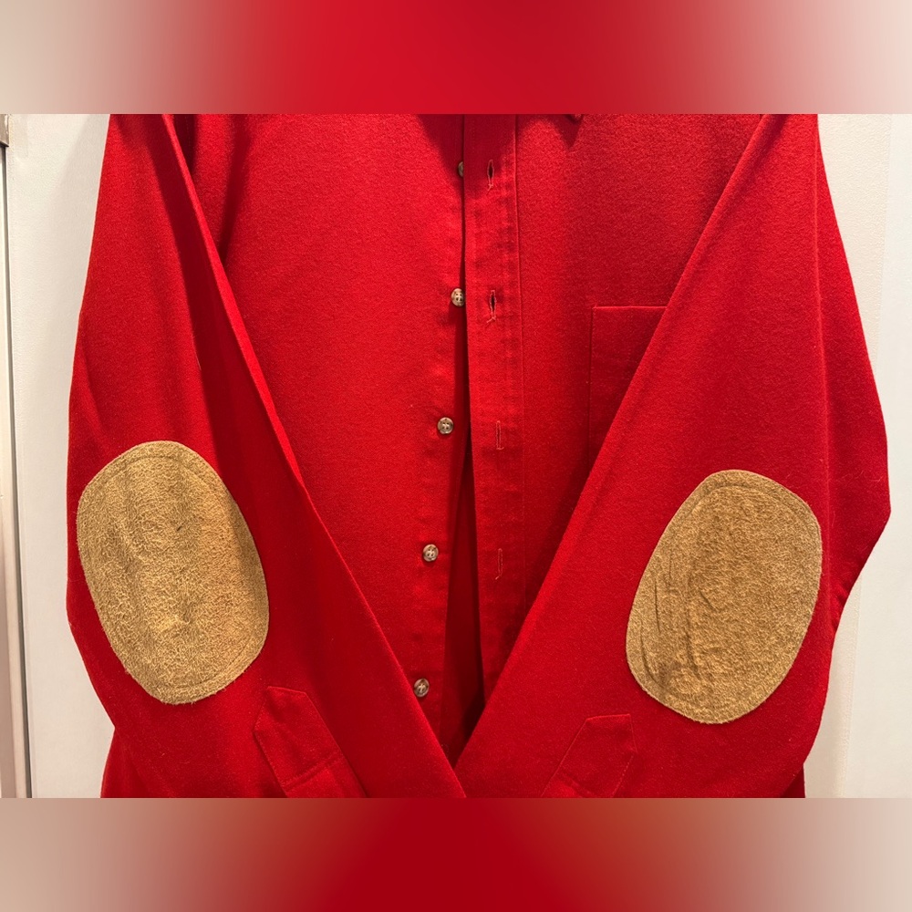 Vintage Pendleton Red Wool Button Up - image 4